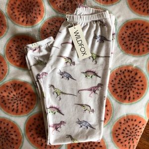Wildfox Dino Dinosaur T-Rex Jogger Sweatpants